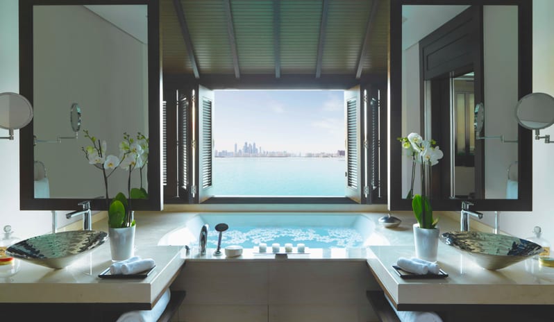 Anantara The Palm Dubai Resort-Overwater Villa Bathroom_7852
